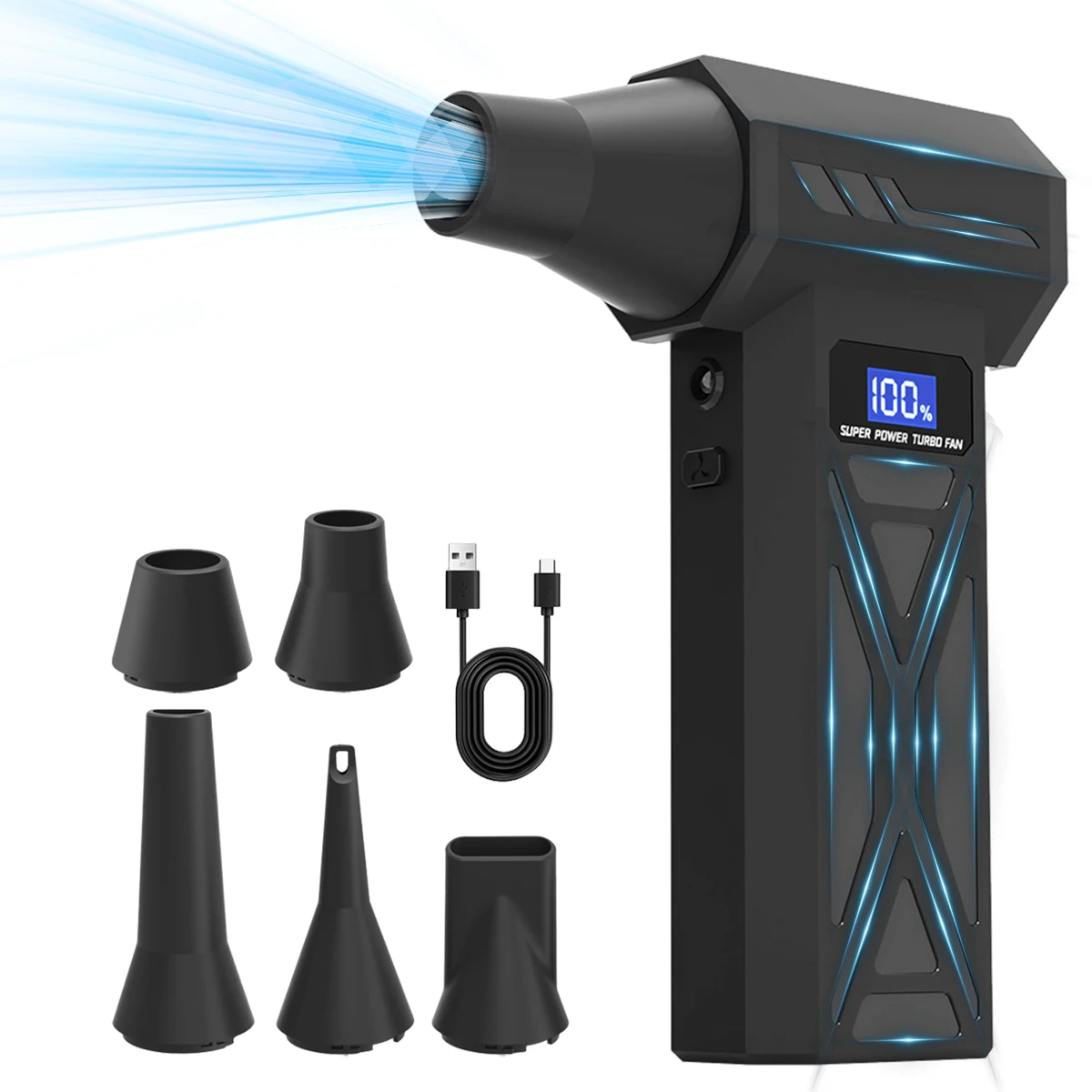 Dryer Car Blower - Neues P70-Luftgebläse, 110000 U/min, 4 Gänge,