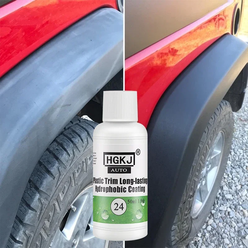 Trim Restorer Plastic - Kunststoff-Restaurierungs-Revitalisator, Kunststoff-Renovierer, langlebige Beschichtung für Autogummis,